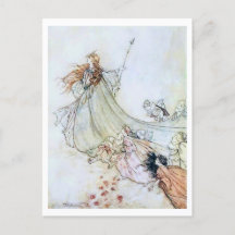 Illustration vintage par Arthur Rackham Titania