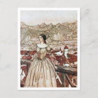 Illustration vintage par Arthur Rackham Undine