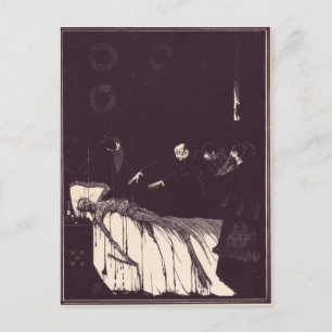 Carte Postale Illustrations d'Edgar Allan Poe de Clarke