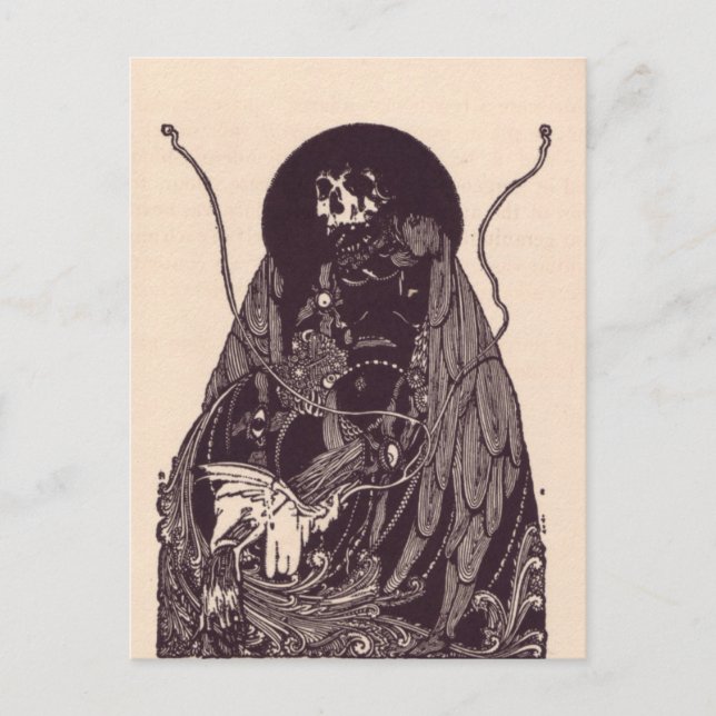 Carte Postale Illustrations d'Edgar Allan Poe de Clarke (Devant)