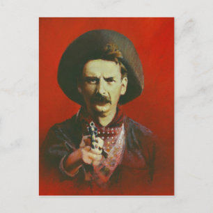 Carte postale illustrée Wild West