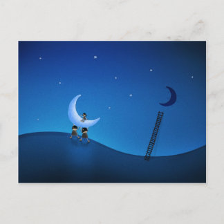 Carte Postale Ils Ont Volé La Lune (Version 2008)