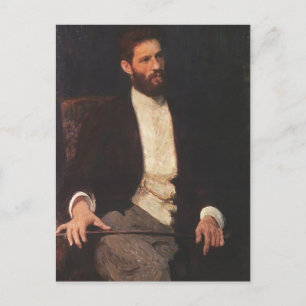 Carte Postale Ilya Repin- Portrait du sculpteur Mark Antokolski