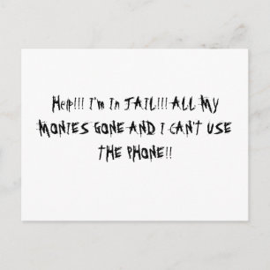 Carte Postale Im En Prison J/K