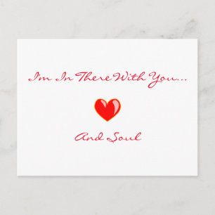 Carte postale "I'm In There With You"