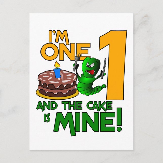 Carte postale I'M ONE ! - personnaliser (Devant)