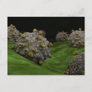 Carte Postale Image Conceptuelle Du Coxsackievirus 1