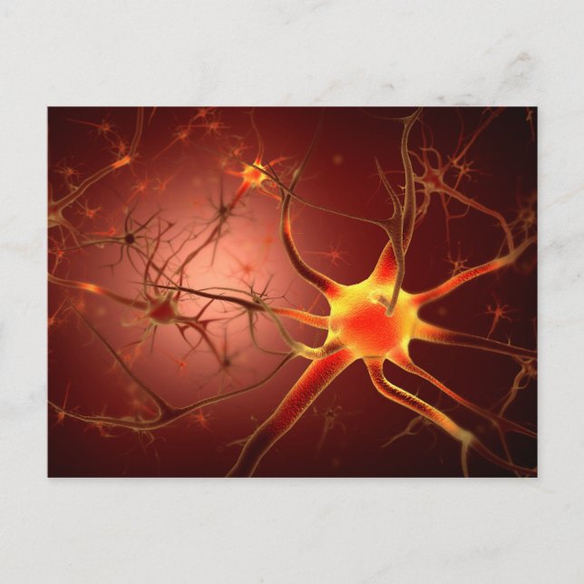 Carte Postale Image Conceptuelle Du Neuron 1 (Devant)