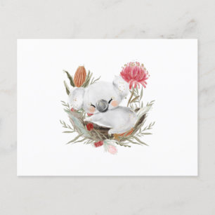 Carte Postale Image d'aquarelle Cute Quokka