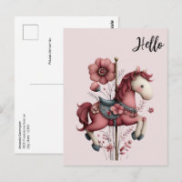 Image de cheval de carrousel fantaisiste