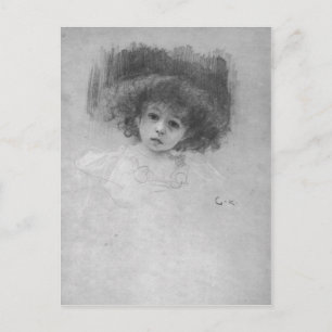 Carte Postale Image de sein d'un enfant par Gustav Klimt