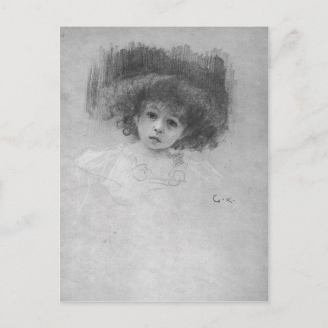 Carte Postale Image de sein d'un enfant par Gustav Klimt (Devant)