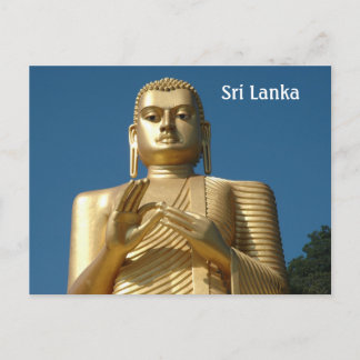 Carte Postale Image du Bouddha d'or