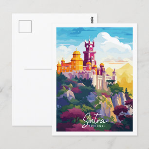 Carte Postale Image du lieu de voyage vintage Sintra Portugal