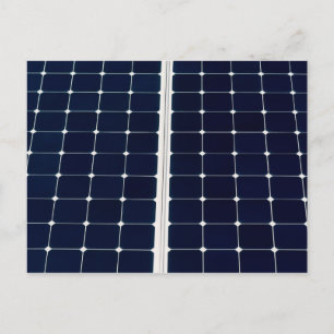 Carte Postale Image d'un panneau de puissance solaire drôle