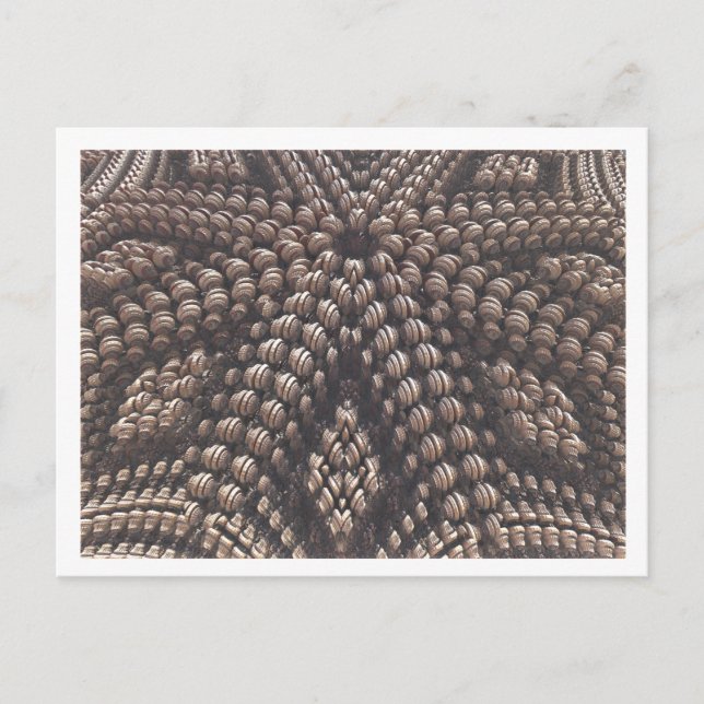 Carte postale image fractale 3D (Devant)