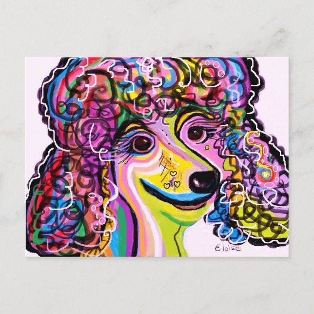 Carte Postale Image Perfect Poodle (Devant)