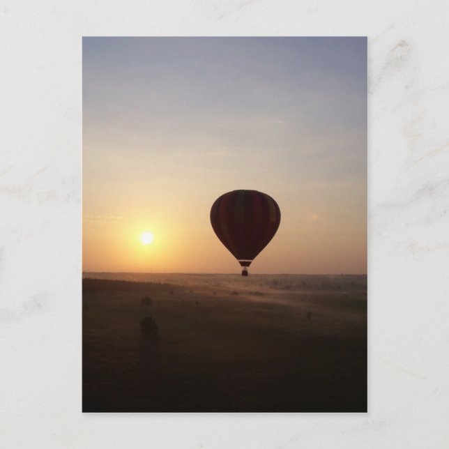 Carte Postale Image photographique du ballon à air chaud Sunrise (Devant)