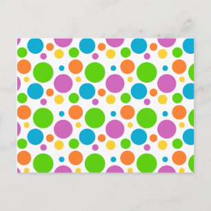 Carte Postale Image Polka Dot