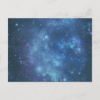 Image spatiale bleue et violette