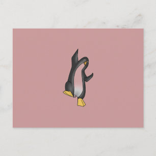 Carte Postale image tux linux pingouin
