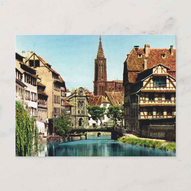 Carte Postale Image vintage, Strassbourg, cathédrale (Devant)
