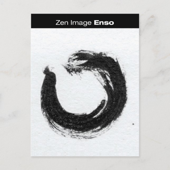Carte Postale Image zen : Enso (Devant)