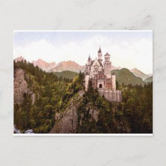 Carte Postale imaginaire-art-papier peint-34, Château de Neuschw