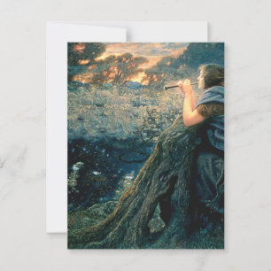 Carte Postale "Imaginaire au crépuscule" d'Edward Robert Hughes