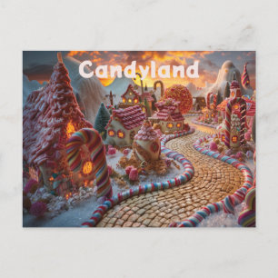 Carte Postale Imaginaire de Candyland