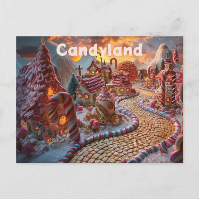 Carte Postale Imaginaire de Candyland (Devant)