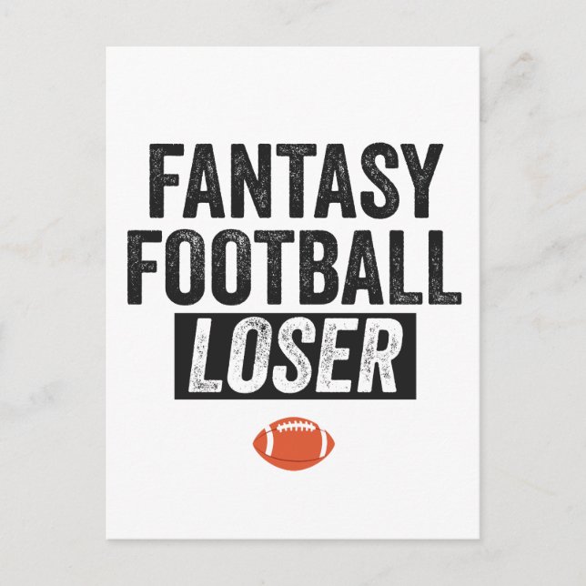 Carte Postale Imaginaire de football Loser Drôle Imaginaire de f (Devant)