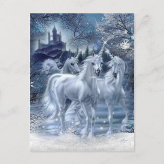 Carte Postale Imaginaire d'hiver