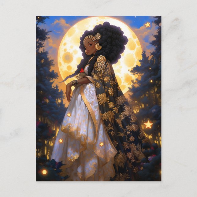 Carte Postale Imaginaire femme Art Africain Américain (Devant)