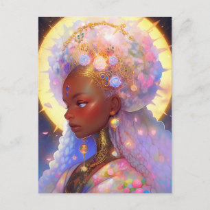 Carte Postale Imaginaire femme Art Africain Américain