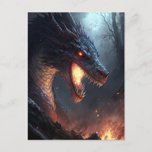 Carte postale Imaginaire Fire Dragon (Devant)