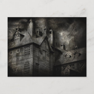 Carte Postale Imaginaire - Hanté - C'était une nuit sombre et or