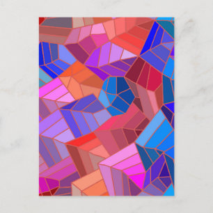 Carte Postale Imaginaire Montagnes Vue du ciel