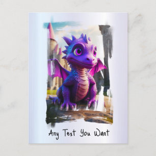 Carte Postale *~* Imaginaire mythique AP48 Dragon Cartoon Kids