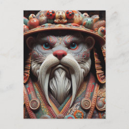 Carte Postale Imaginaire Otter Warrior