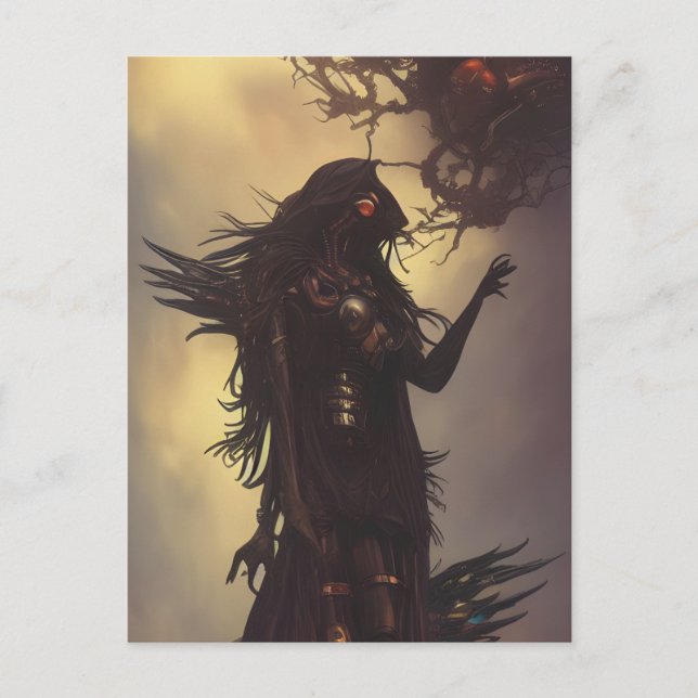 Carte Postale Imaginaire Sci-Fi foncé (Devant)