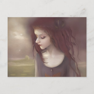 Carte Postale Imaginaire Whimsical Petite Fée