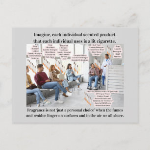 Carte Postale Imaginez si les produits parfumés étaient des ciga