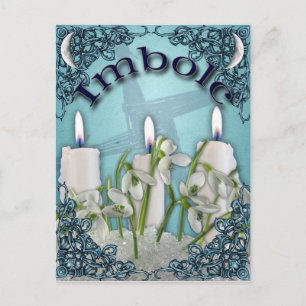 Carte postale Imbolc Candlemas Pagan Imaginaire Ar