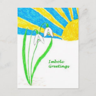 Carte Postale Imbolc Greetings Postcard