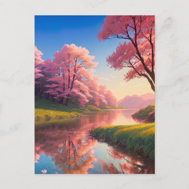 Carte Postale Immersion dans la paix et la beauté (Devant)