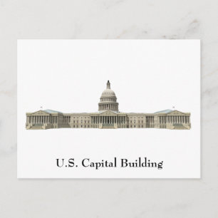 Carte Postale Immeuble de capital américain : Washington DC