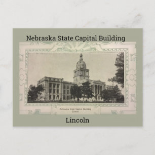 Carte Postale Immeuble d'état du Nebraska