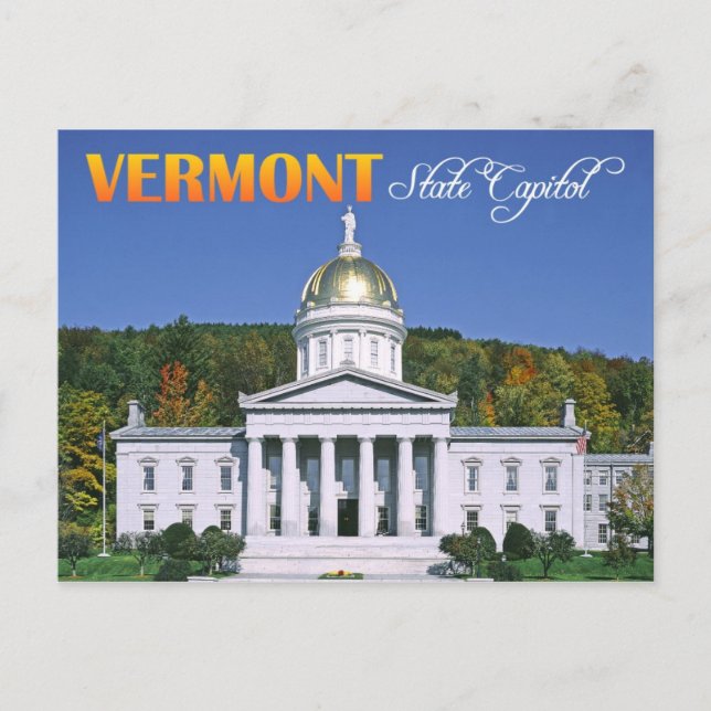 Carte Postale Immeuble du Vermont State Capitol, Montpelier (Devant)
