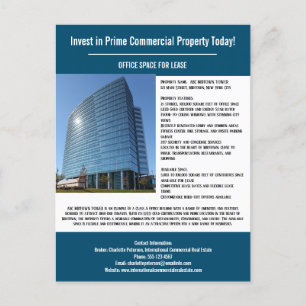Carte Postale Immobilier commercial personnalisé